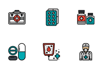 Healthcare & Medical Outline Icon Pack