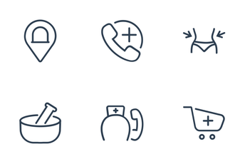 Healthcare - Outline 2 Icon Pack