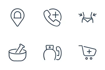 Healthcare - Outline 2 Icon Pack