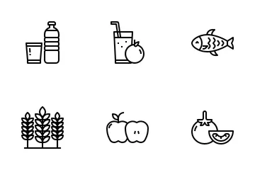 Healthy Food Icon Pack