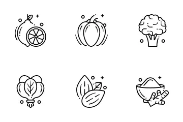 Healthy Food Icon Pack