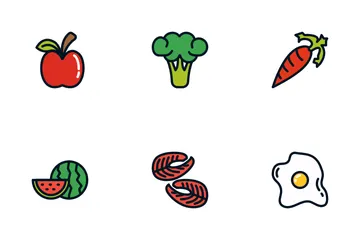 Healthy Food Icon Pack