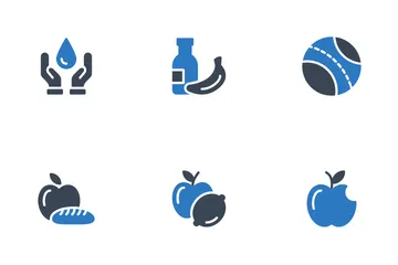 Healthy Life Style Icon Pack