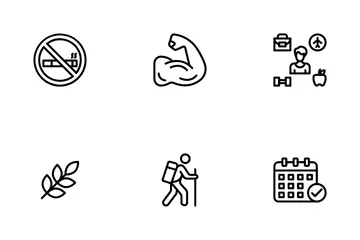 Healthy Lifestyle Icon Pack