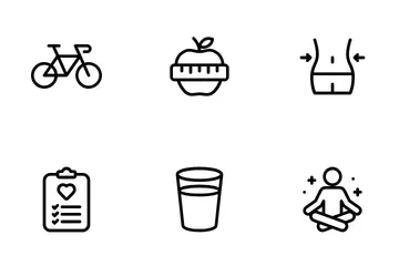 Healthy Lifestyle Icon Pack