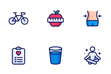 Healthy Lifestyle Icon Pack