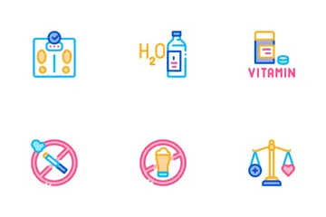 Healthy Lifestyle Icon Pack