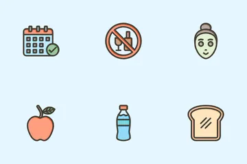 Healthy Lifestyle Icon Pack