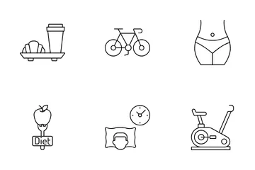 Healthy Lifestyle Icon Pack