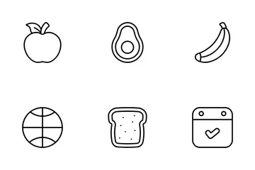 Healthy Lifestyle Icon Pack