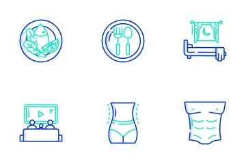 Healthy Lifestyle Icon Pack