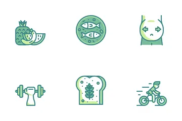 Healthy Lifestyle Icon Pack