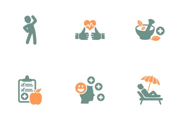 Healthy Lifestyle Icon Pack