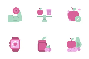 Healthy Lifestyle Icon Pack