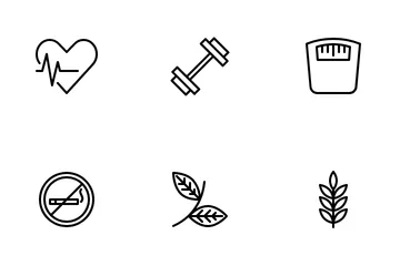 Healthy Lifestyle Icon Pack