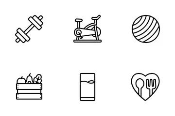 Healthy Lifestyle Icon Pack