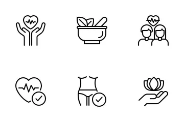 Healthy Lifestyle Icon Pack