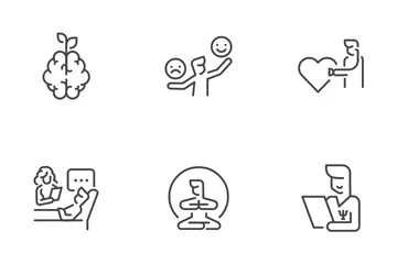 Healthy Mental Icon Pack