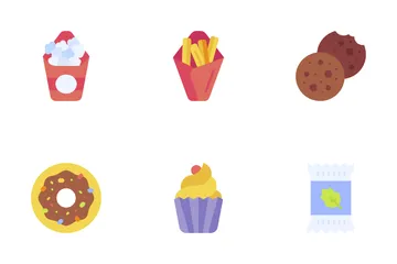 Healthy Snacks Icon Pack