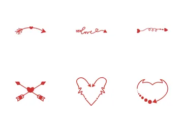 Heart Arrow Icon Pack