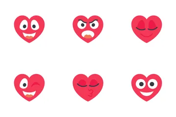 Heart Emoji Icon Pack