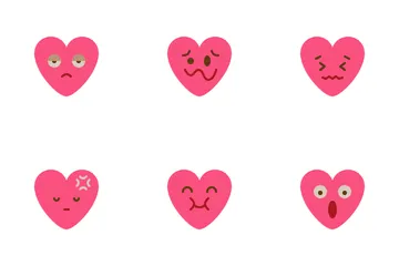 Heart Emoji Icon Pack
