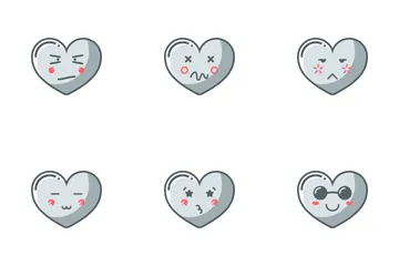 Heart Emoji Icon Pack