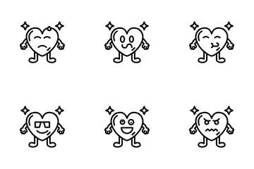 Heart Emotions Icon Pack