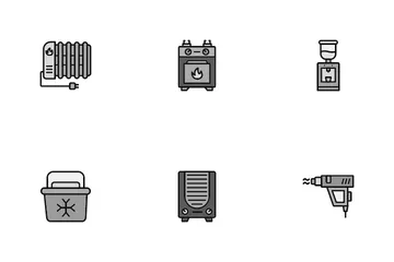 Heating And Cooling Icon Pack
