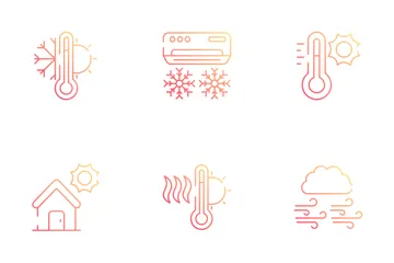 Heating And Cooling Icon Pack