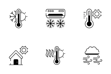 Heating And Cooling Icon Pack