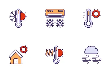Heating And Cooling Icon Pack
