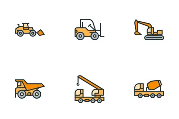 Heavy Machinery Icon Pack