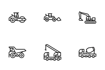 Heavy Machinery Icon Pack
