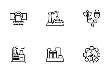 Heavy Power Industry Icon Pack