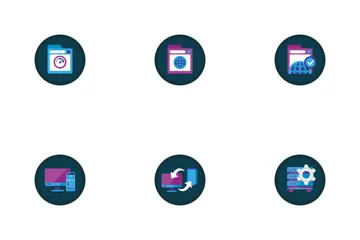 Hébergement Web Vol - 1 Icon Pack