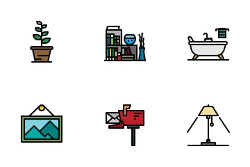 Haus Dekoration Symbolpack