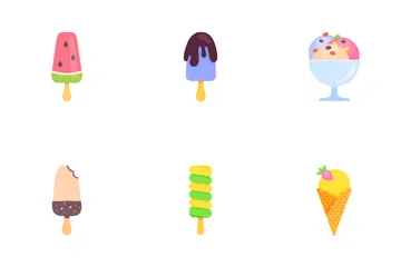 Helado Paquete de Iconos