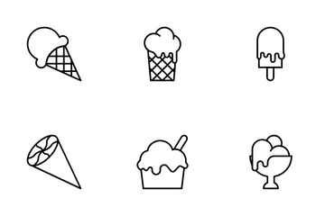 Helado Vol 1 Paquete de Iconos