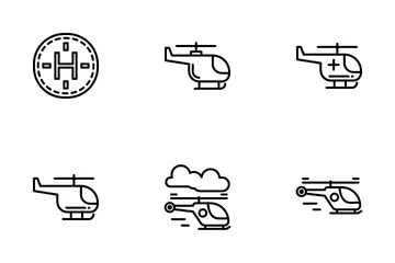 Helicopter Icon Pack