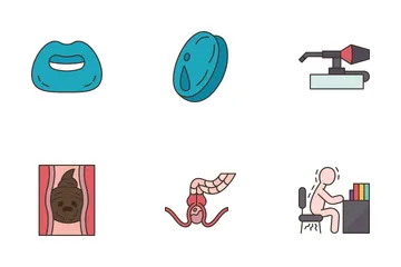 Hemorrhoids Icon Pack