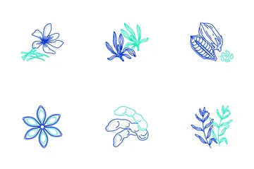 Herbal And Spices Icon Pack