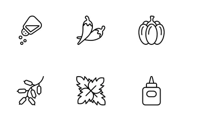 Herbs And Spices Icon Pack