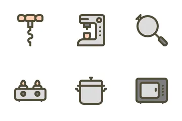 Herramienta de cocina Paquete de Iconos