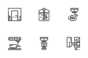 Herramienta electrónica con sensor Paquete de Iconos