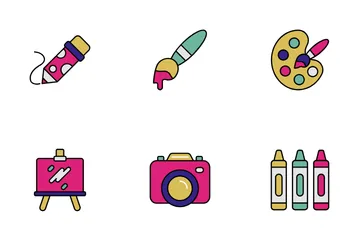 Herramientas creativas Paquete de Iconos