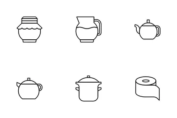 Herramientas de cocina Paquete de Iconos