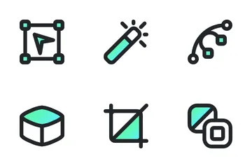 Herramientas de diseño Paquete de Iconos