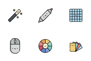 Herramientas de diseño Paquete de Iconos