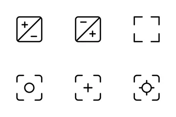 Herramientas de fotografía Paquete de Iconos